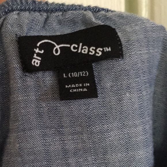 Art Class embroidered denim dress - Picture 5 of 7